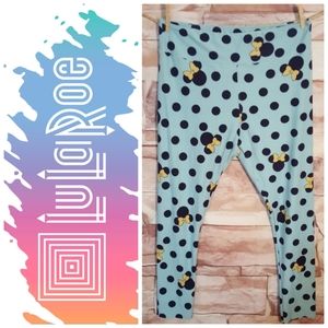 Lularoe TC Minnie Mouse Polka Dot Leggings